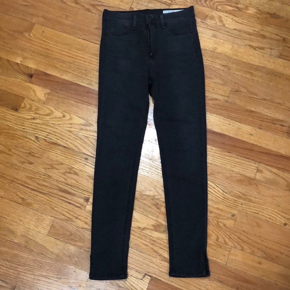 Rag & bone jeans high rise and ankle skinny ,27